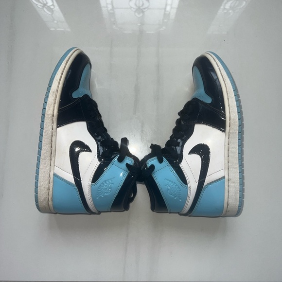 Nike Air Jordan 1 Retro High OG 'Blue Chill' Size 7 Good condition - Picture 3 of 7